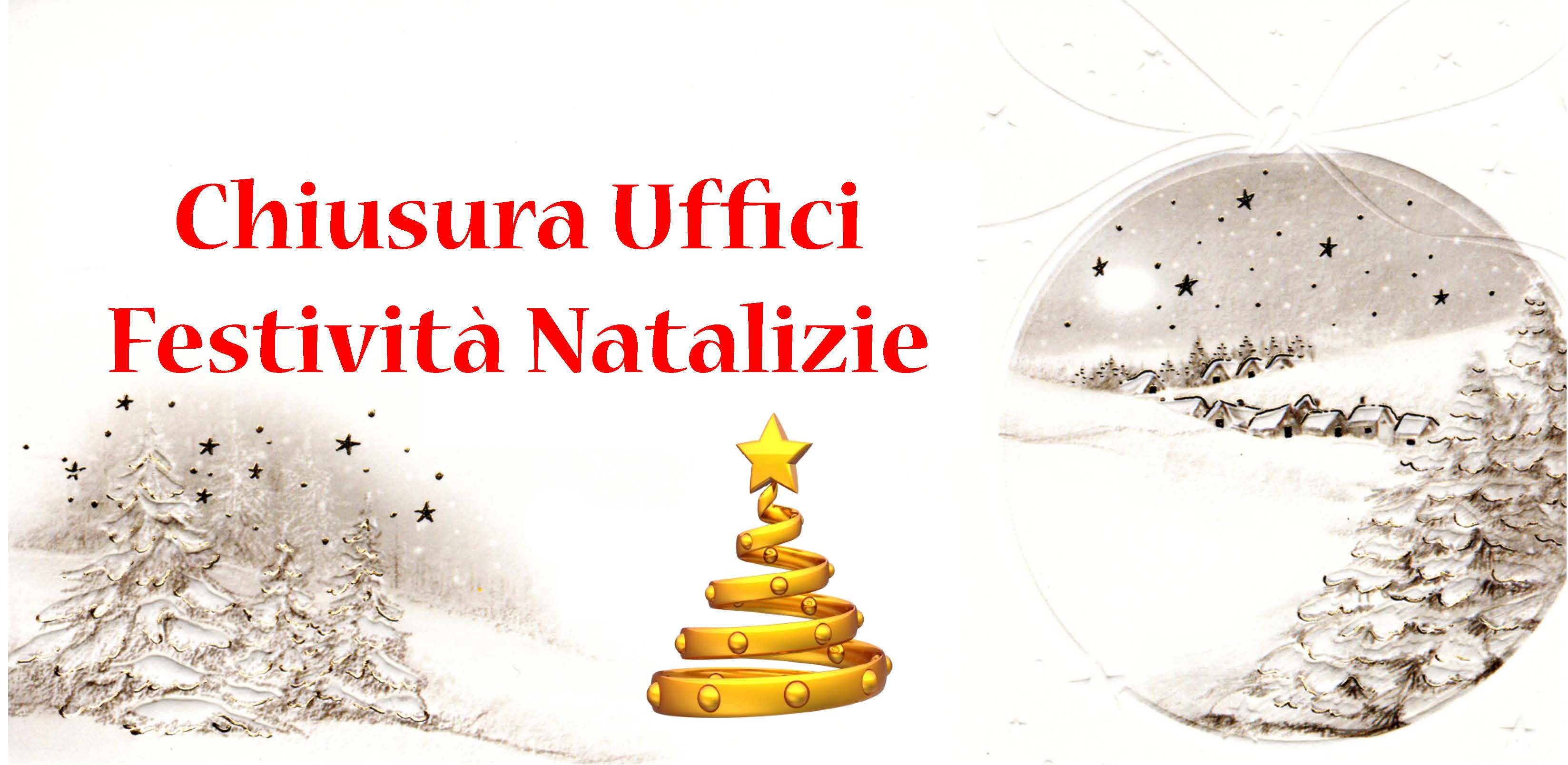 Chiusura Uffici Consorzio periodo natalizio 